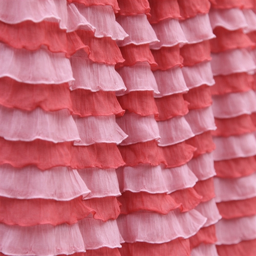 Hot Pink 2 Inch Ruffle Fabric