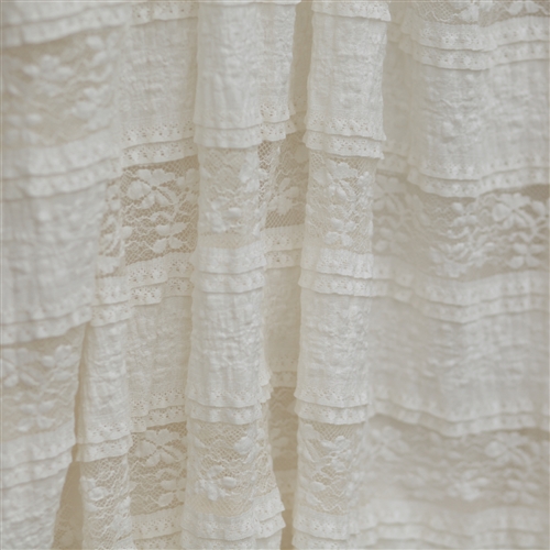 Ruffle lace fabric new arrivals